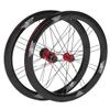 Mountainbike Wielen 20 inch Aluminiumlegering Rode Naaf Voor 2 Achter 4 Lagers Structuur Wielset voor Fietsen