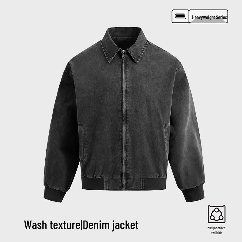 

MEDE Men s Retro American Style Heavyweight Casual Denim Jacket XL