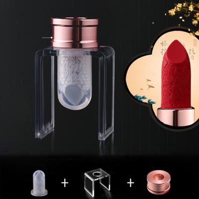 3Pcs/Set Silicone Lipstick Mould Aluminum Ring Mould Holder Diy Craft Tools