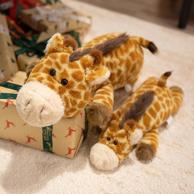 Plush Cartoon Giraffe Toy Animal Doll Childrens Birthday Gift Decoration Home