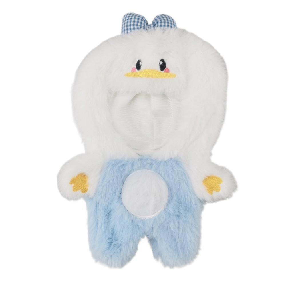

Jumpsuits 20cm Cotton Doll Clothes Baby Duck Plush Doll Clothes 10/20cm Cotton Doll for 10cm синий