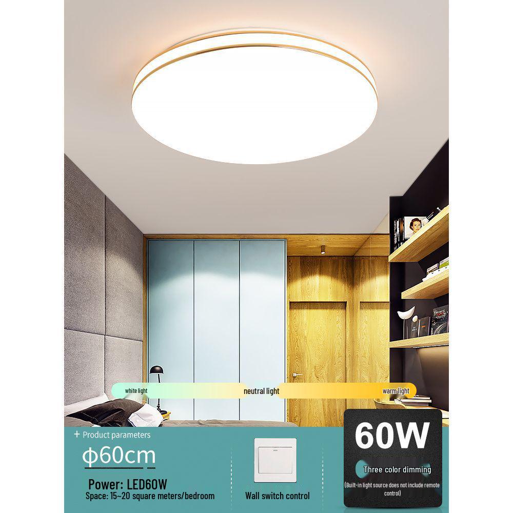 Ultra-Thin LED Ceiling Light: Modern Minimalist for Bedroom, Living Room, Kitchen, Balcony, and Corridor