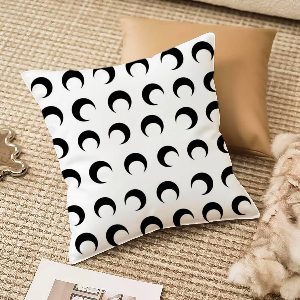 Luxury M-Marine S-Serre Pillow Case Anti-dustmite Invisible zipper Sofa Bed 12x12Inch