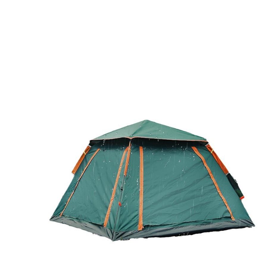 Outdoor 5-8 Personen Strandzelt Wasserdicht Dickes Sandzelt 2 Personen Camping Automatisches Doppel-Campingzelt Schnellöffnendes Viersaitiges Zelt