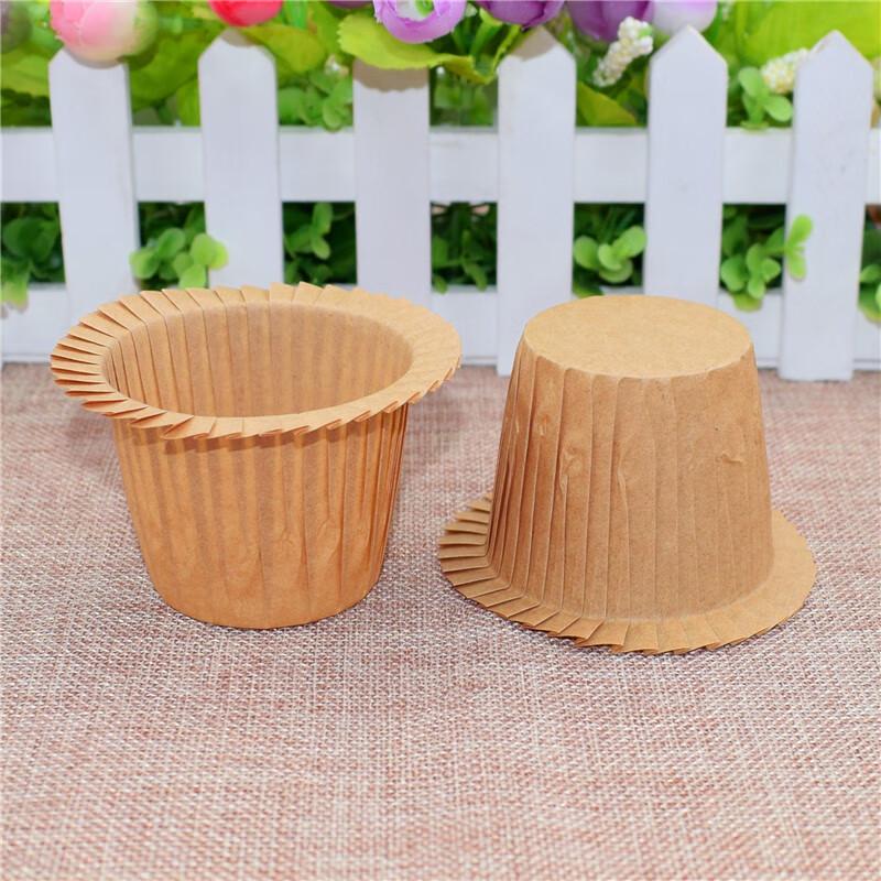 Disposable Rolled-Edge Baking Paper Cups