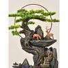 Floor-Standing Rockery Water Fountain: Feng Shui Wealth Attraction for Living Rooms and Offices