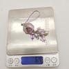Cute Bead Pendant Phone Chain Y2K Style Fashion Purple Fringe Heart Star Bead Phone Lanyard for Girls Women Backpack