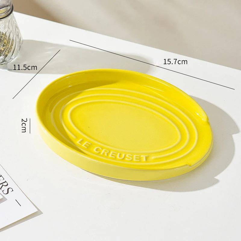 Porslinsskedställ, Keramisk Stor Bestickhållare för Spis, Köksbänk Matlagningsverktygsorganisatör, Steksked, Soppslev, Tång