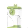 Bird Cage Feeder ,Automatic ,Clear Leakproof Parrot Food Container for Finch Canary Budgies