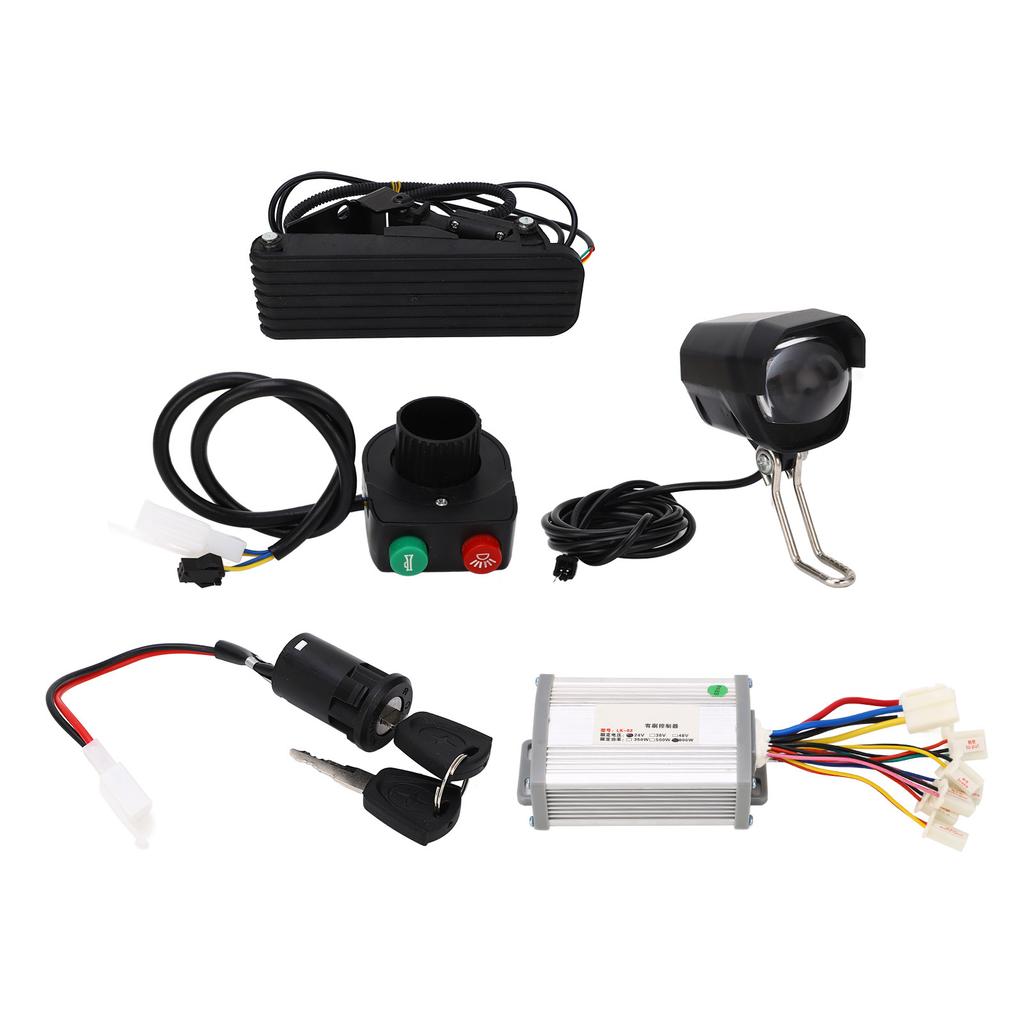 24V 800W Børstet Kontroller og Gasspedalmontering Elektrisk Sykkel Konverteringssett for