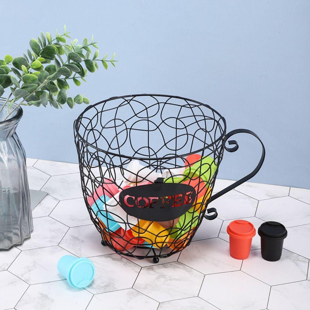 Large Capacity Coffee Pod Holder Coffee Pod Irregular Shape Coffee Capsule Holder Home Decoration Storage Cup