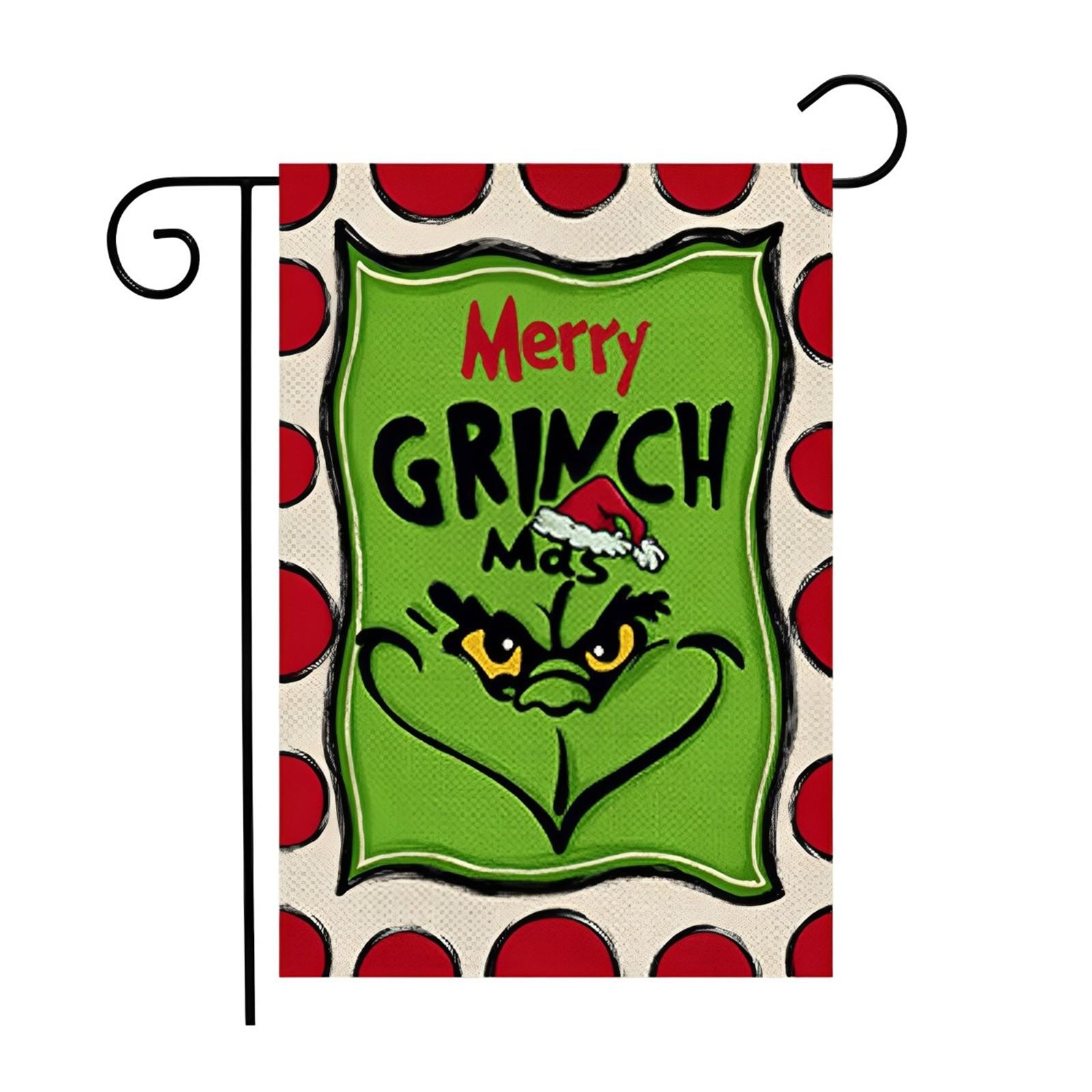 

Christmas Garden Flag 12×18 Inch Double Sided Small Vertical Winter Rustic Farm-house For Seasonal Holiday Yard