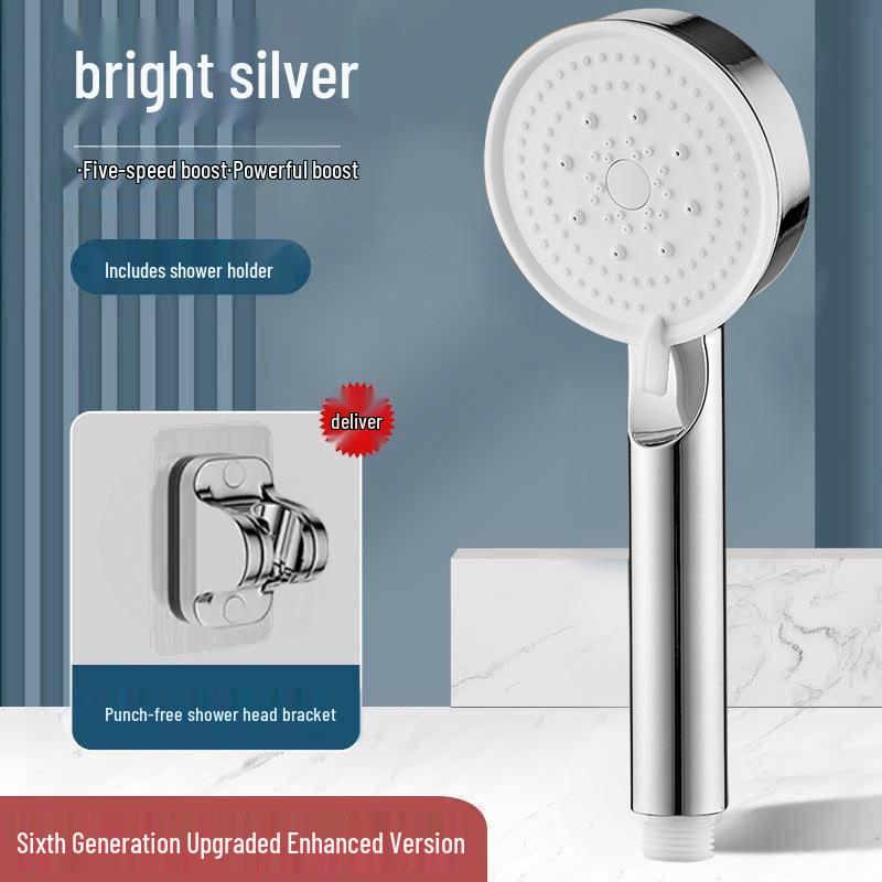 High-Pressure 5-Speed Handheld Shower and Faucet Set