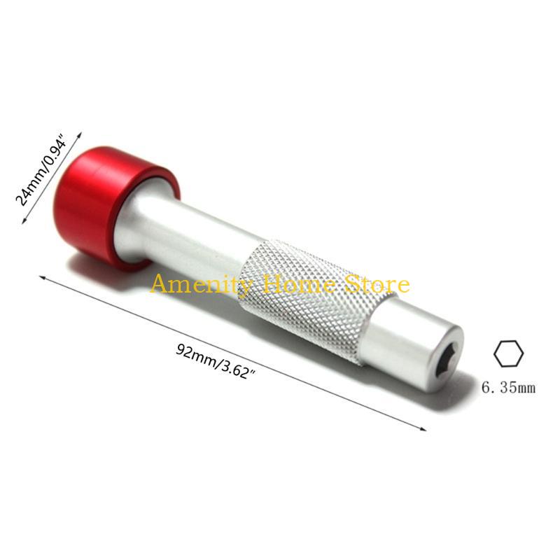 F26C Screwdriver Bit Handle Multifunctional Aluminum Handle 4/5/6/PH0/PH1/PH2/3/T15/20/25 Head 180 DegreeRotary