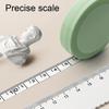 Portable 2 Meter Soft Tape Measure Scale Body Sewing Flexible Tailor Ruler Centimeter Inch Retractable Self-Lock Measuring Tape