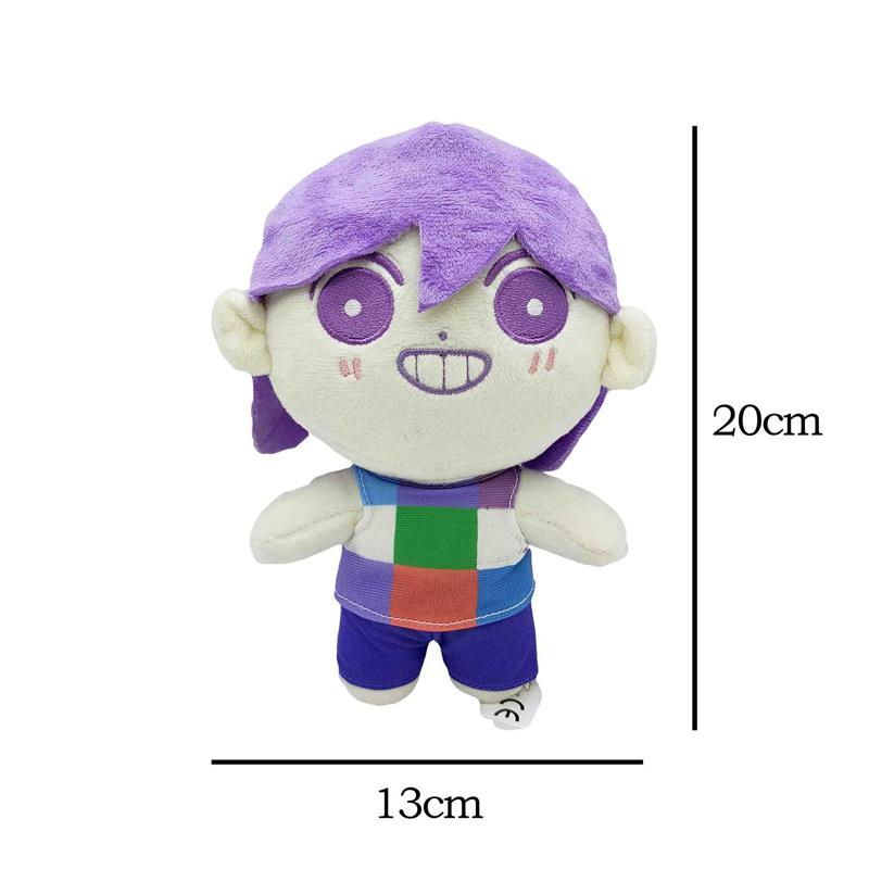 Omori Plush Doll Toy Sunny Basil Aubrey Mari Hero Stuffed Pillow Game Character Plushie Figure Gifts