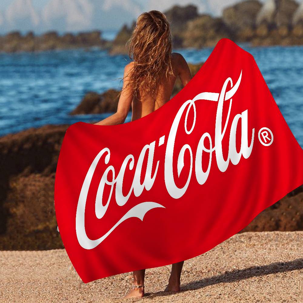 C-Cocas-C-Colas Strandtuch Bunte Badetücher Für Mädchen Mikrofaser Schnelltrocknend Individuell Sandfrei Strand Yoga Spa Fitnessstudio Pool