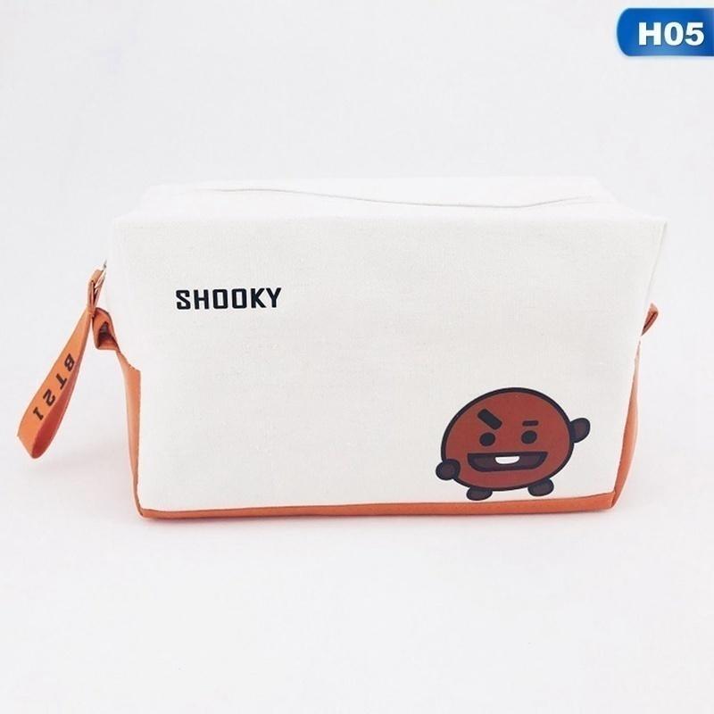 

1 шт. Модный чехол для ручек в виде животных, органайзер для канцелярских принадлежностей для студентов, женская косметичка H05-SHOOKY