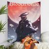 Game BBloodborne Tapestry Decoration Art Microfiber Background For Bedroom Living Bar Garden Outdoor Festival
