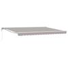 Electric Retractable Awning Light Grey 4 * 3.5 M