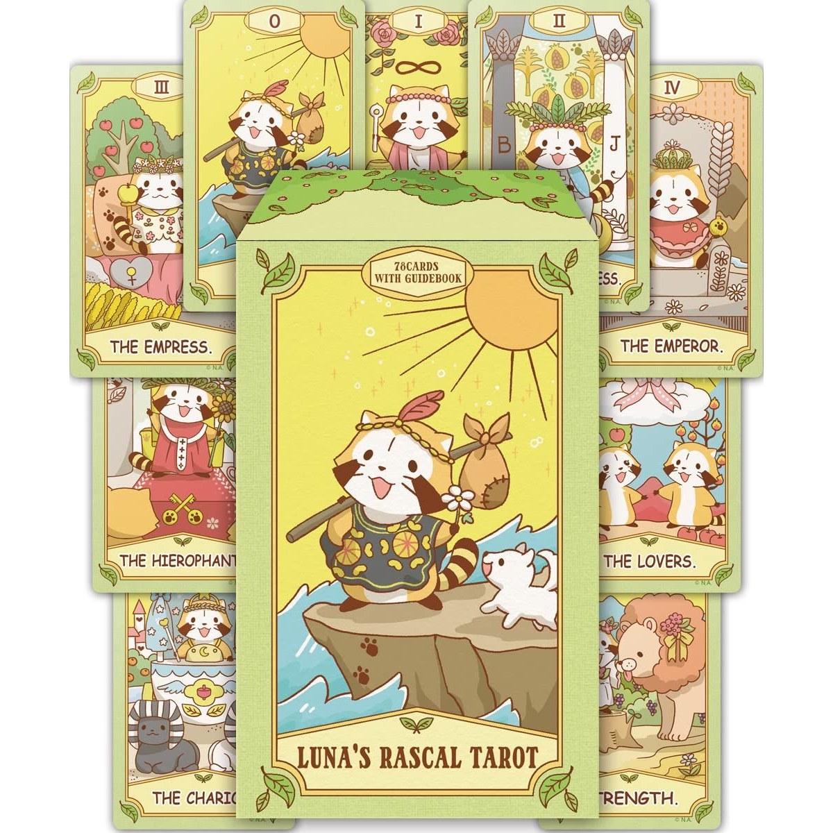 Rascal Tarot Cute Lunas Rider-Waite Version Compliant