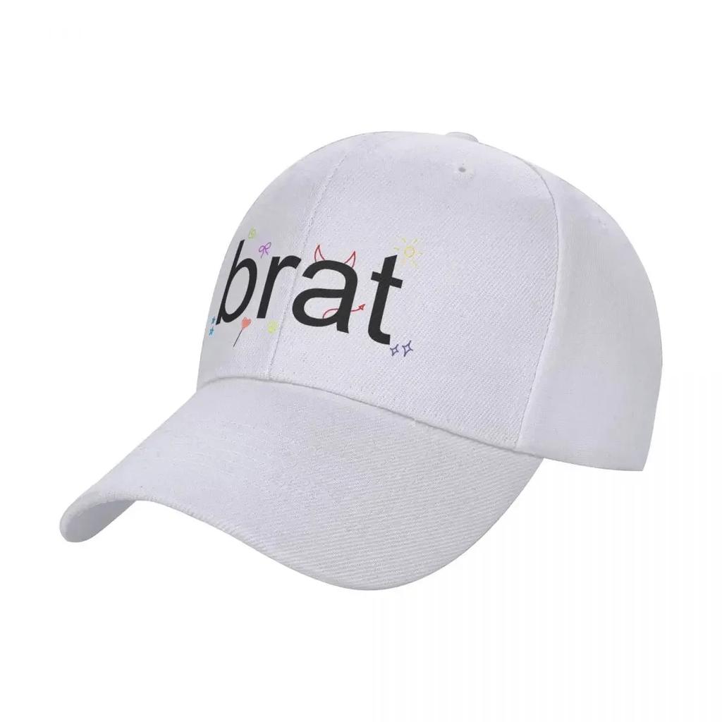 Charli XCX Brat Hats Unisex Hip-Hop Hats Sun Hat Fishing Hat Adjustable Polyester Baseball Caps Summer