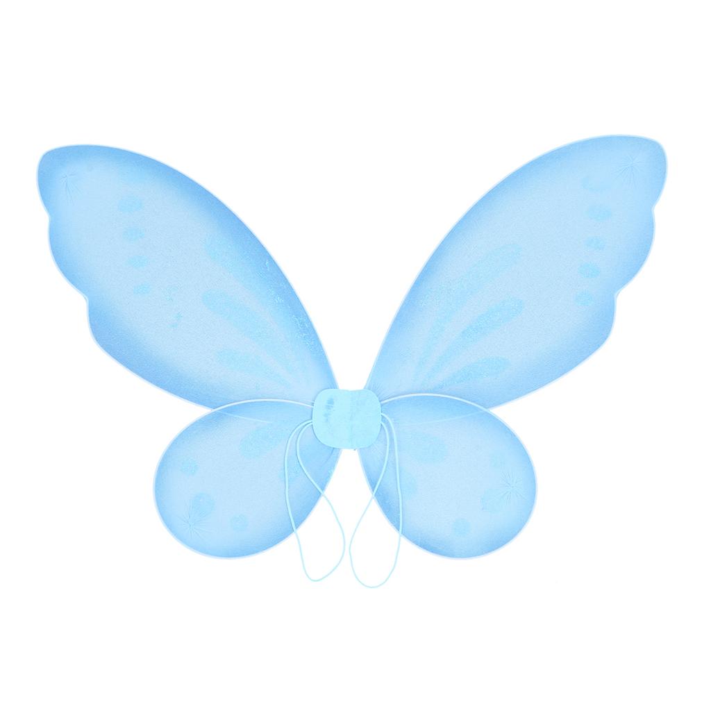 Girls Sparkling Fairy Angel Sheer Wings for Kids Photography Masquerade Halloween Christmas Party Cosplay Costume