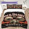 Jack Daniel'S Tennessee Whiskey Bedding Without Core 1 Duvet Cover 2 Pillowcase Without Core Bedding Set Soft And Comfortable