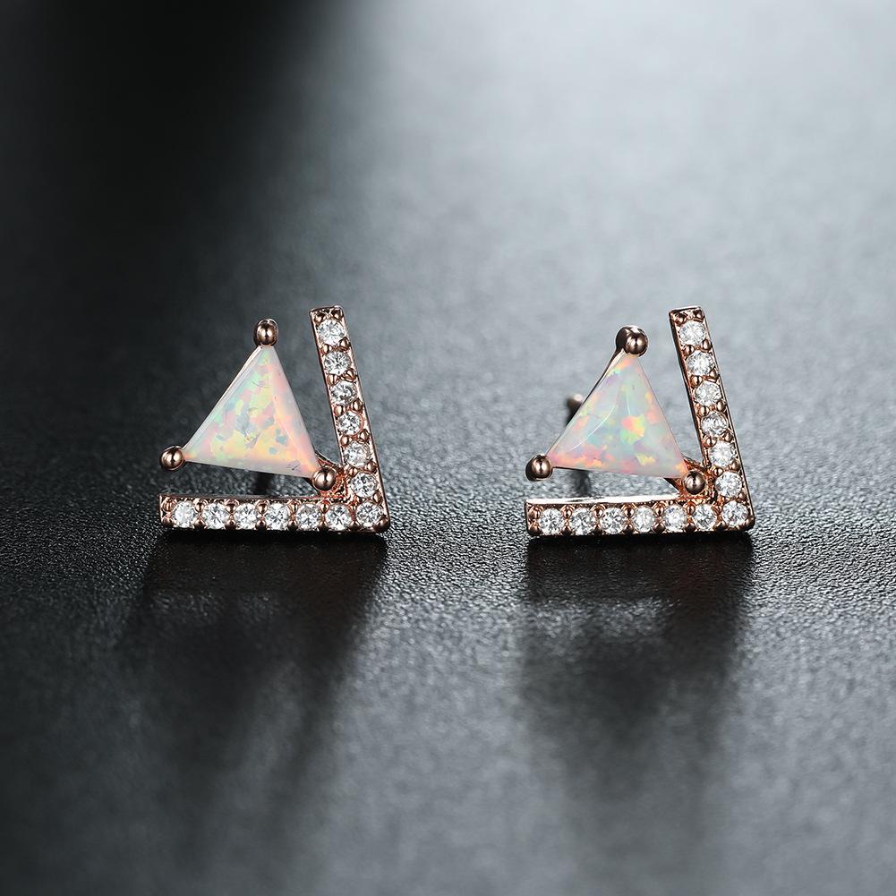 Korean Style Fashionable New Accessory Triangle Earrings
