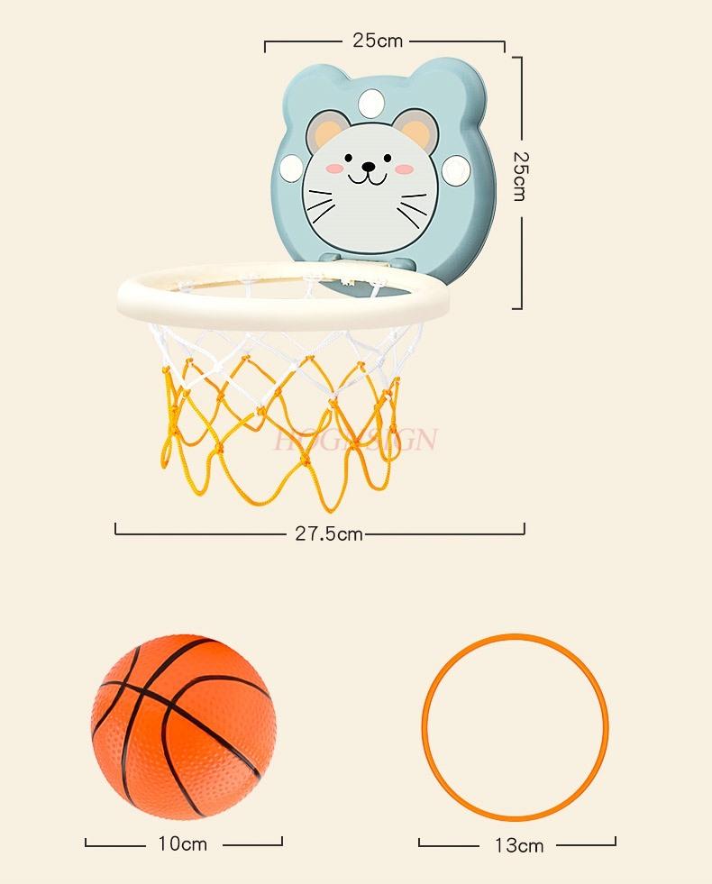 Children'S Basketball Rack Hanging Basketball Frame 1-2-3 Year Old Baby'S Indoor Basketball Throwing Toys