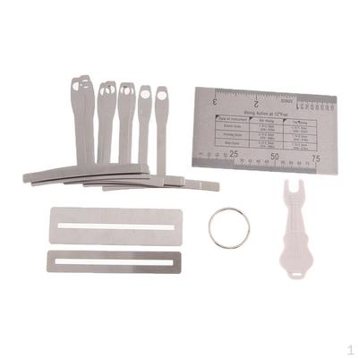 1 Set Luthier Tools - , Double Sided Ruler, 2 Guards