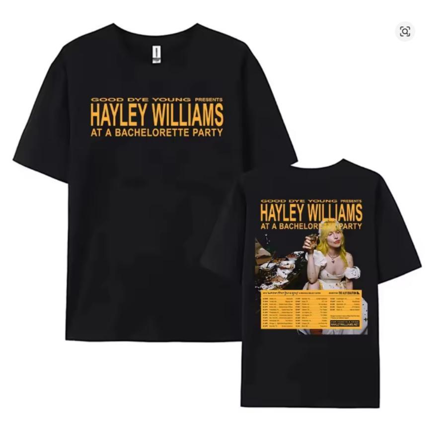 Hayley Williams Merch Graphic Tshirt Highquality Short Sleeve Summer Oneck Comfortable Streetwear Harajuku Y2k Unisexs Clothing
