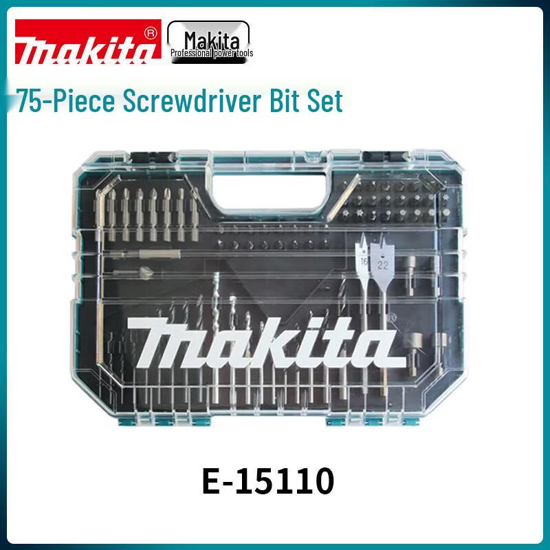 Беспроводная многофункциональная отвертка Makita 2,8 В и набор из 75 бит, штекер CN (адаптер в комплекте)