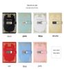 European Retro Canvas Lock Diary: Secure Password Notebook for Students