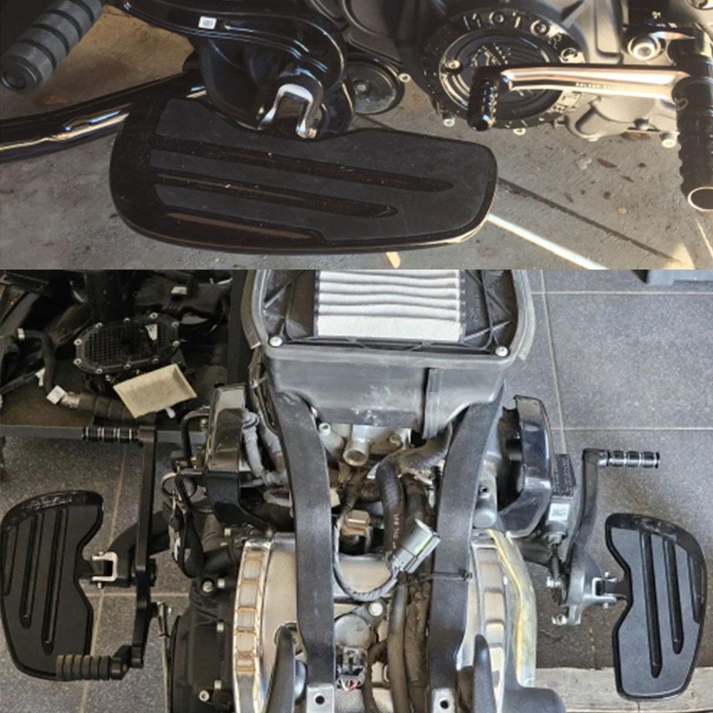 For Indian Scout Sixty Rogue Twenty Bobber 2015 - 2023 Rider Floorboards Driver Footboard Front Foot Rest Pedal Wide Footrest