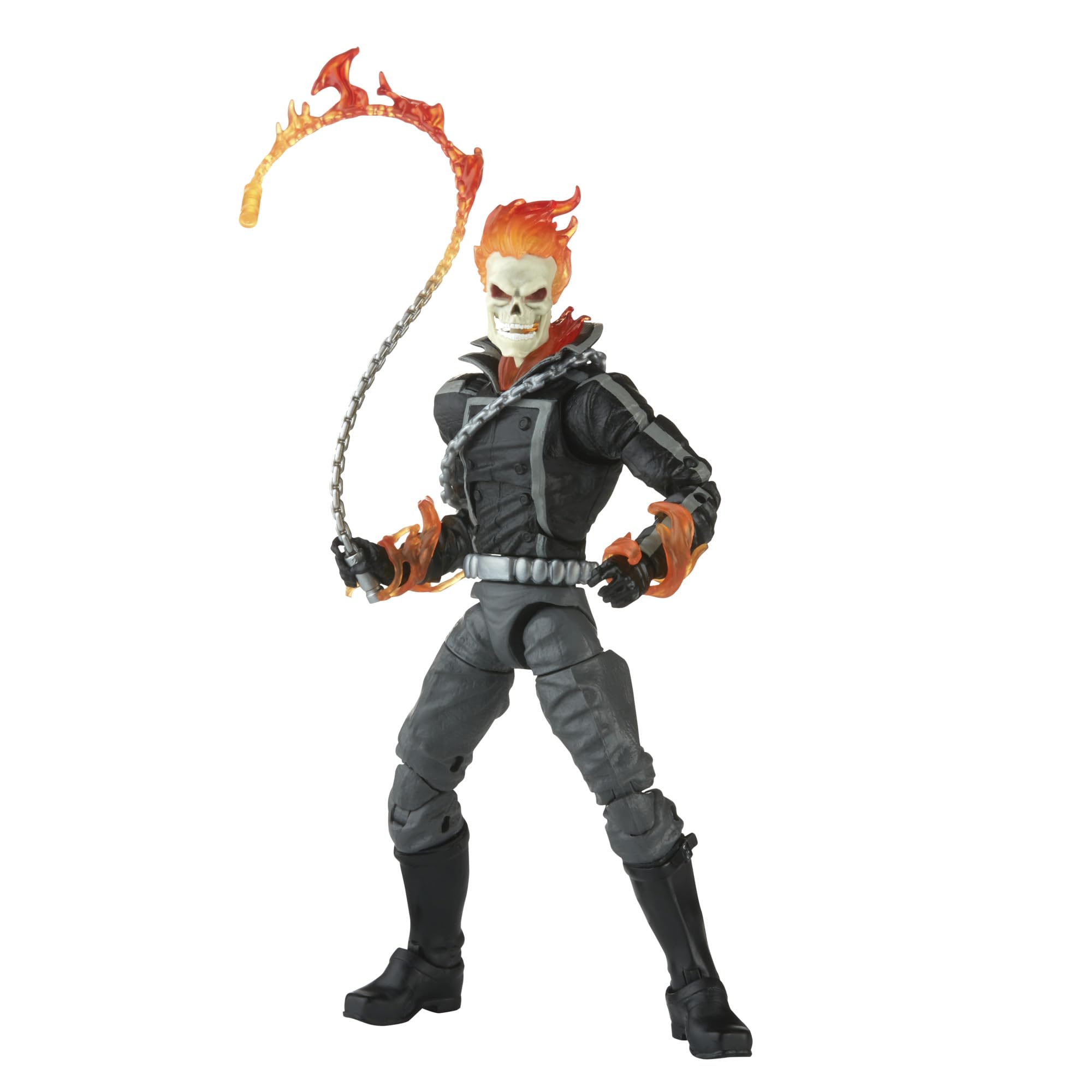 

Hasbro Marvel Legends Series Marvel Comics Призрачный гонщик 6-дюймовая фигурка с 6 аксессуарами (F3450) аутентичный