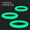 3pcs Penis Ring Sex Toys for Men Luminous Locking Ring Delayed Ejaculation Long Lasting Foreskin Orthosis Resistance Ring Adults