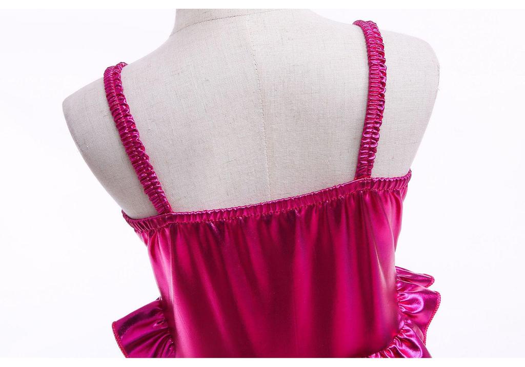 Mermaid Princess Dress for Girls - Children's Strappy Outfit