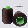 High-Speed 8000-Yard Black & White Sewing Thread - 402 Flat Pagoda Thread for Clothing