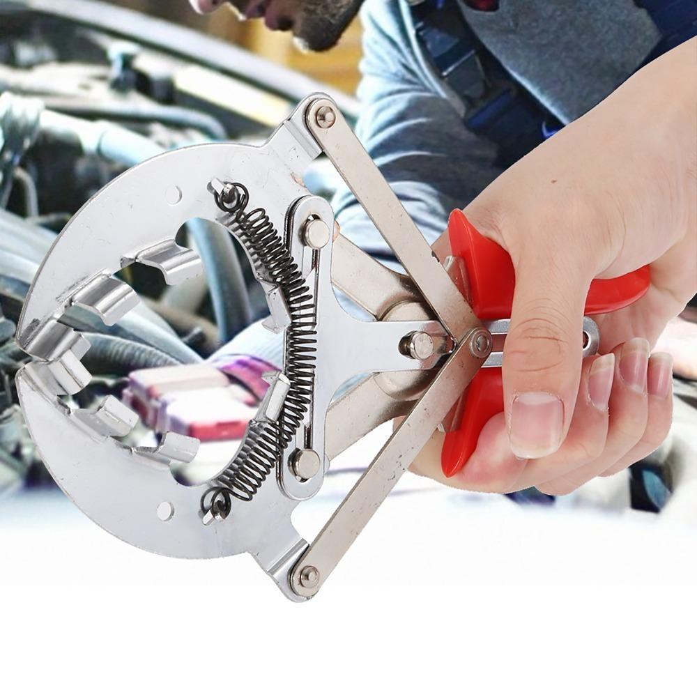 ABS Stee Piston Ring Pliers Non-Slip Spring-Loaded Return Piston Ring Installer Remover Tools Universal Adjustable