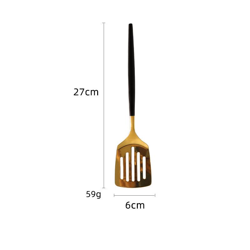 New Stainless Steel Kitchen Cooking Utensils Rice Spatula Shovel Soup Spoon Colander Household Creative Kitchenware Accessories