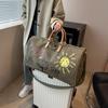 Дорожня сумка Новий мультяшний принт Модна полотняна на плече Для коротких поїздок Бізнес-багаж Для посадки