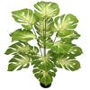 Nordic Style Variegated Monstera: Potted Plant for Home & Garden Decor