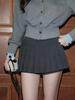 Pleated Culottes & College Style Versatile Solid Color Skirt