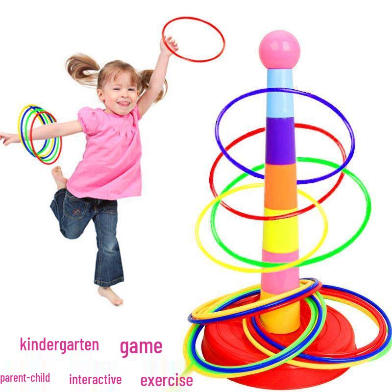 

Indoor & Outdoor Parent-Child Ring Toss Game - Educational Toy for Boys and Girls