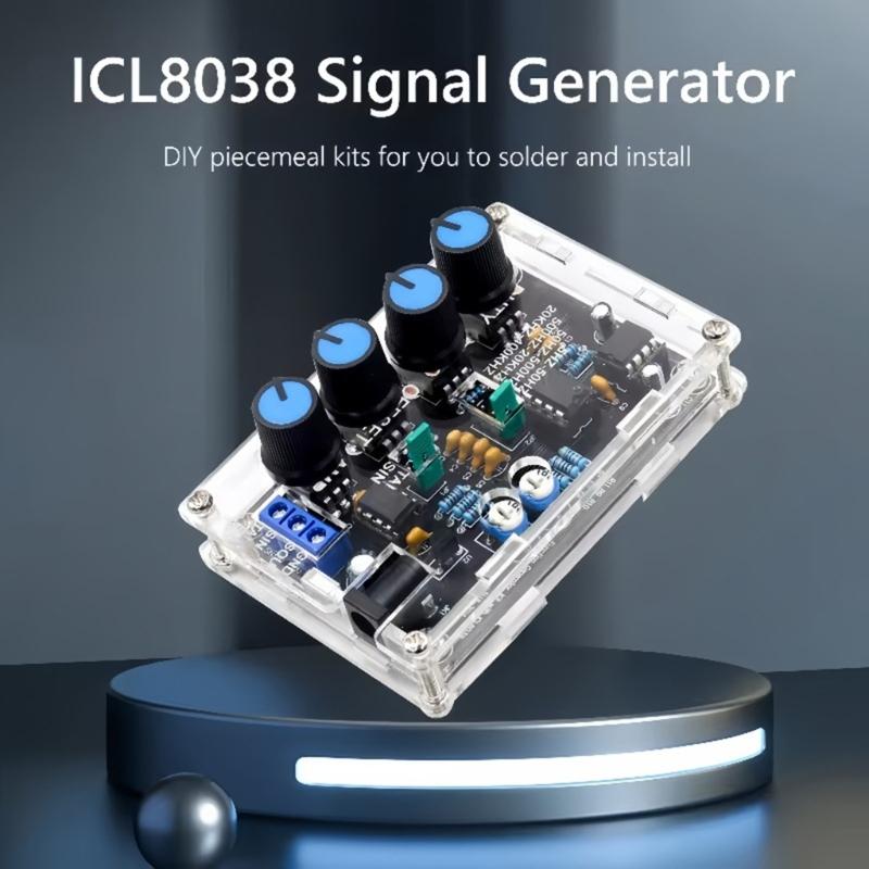 ICL8038 Multifunction Waveform Generator DIY Kit Through Hole Components Double Amplifier Adjustable Frequency