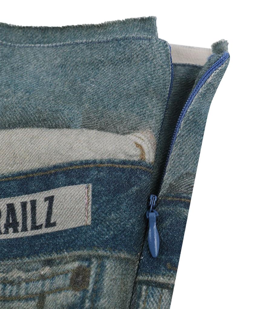 Grails Illusion Denim Skirt [Blue]