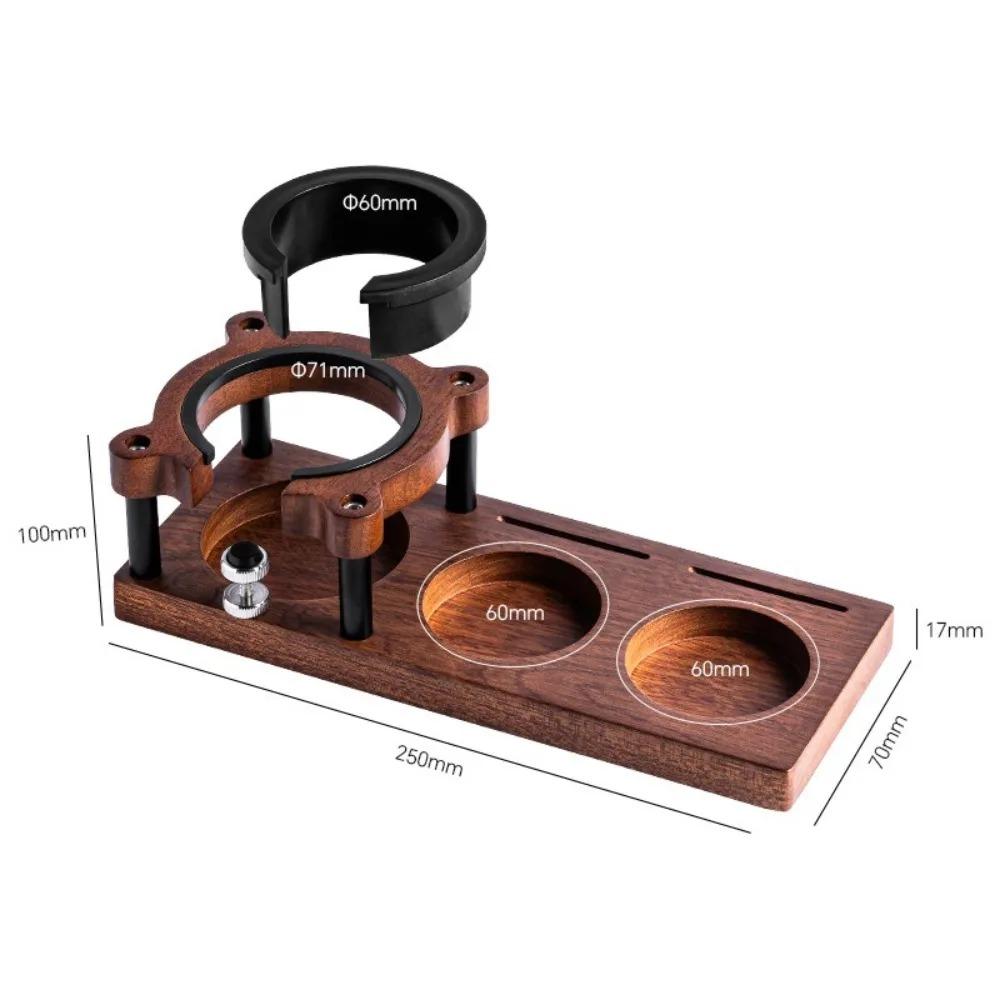 Wooden Coffee Tamper Station Base Tamper Holder Espresso Tamper Mat  Non Slip for Counters Shop Worktop Coffee Barista Tool