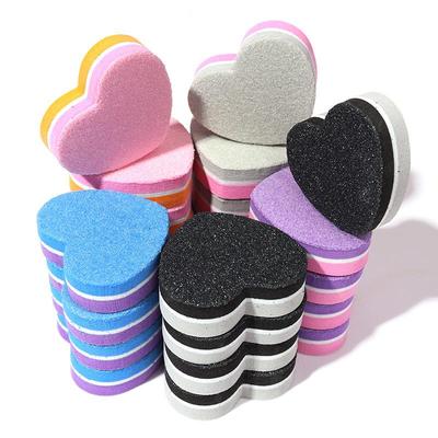 50 Pcs Professional Mini Sponge Nails Art Buffer File Sandpaper Manicure Tips Care File Sanding Polishing Accessories Tools