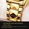 JINSHIDUN Brand Watch Automatic Mechanical Watch Tuhao Gold Dragon Watch Waterproof Glow-in-the-dark Men's Watch